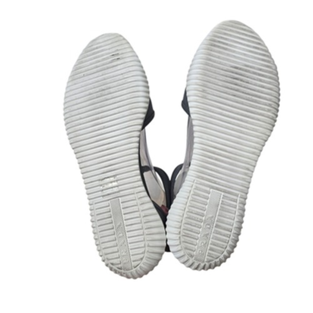 Prada Sandals Womens Size 40 US 10 Gray Ankle‎ Strap Flat Rubber Sole 3X5861 - Picture 8 of 12